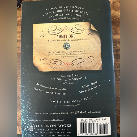 Caraval Book - Picture 2 of 3